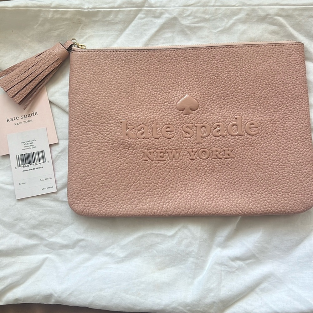 Kate Spade Tassel Pouch NWT